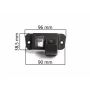 Штатная камера заднего вида AVS312CPR (#076) для автомобилей SSANGYONG ACTYON
