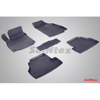 Резиновые коврики с высоким бортом Seintex для Opel Mokka 2012-