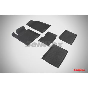 Резиновые коврики с высоким бортом Seintex для Hyundai i40 2012-